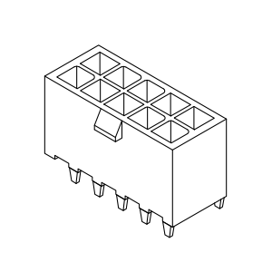 Изображение Разъём питания низковольтный MF-10MA / L-KLS1-4.20-2X05-SB