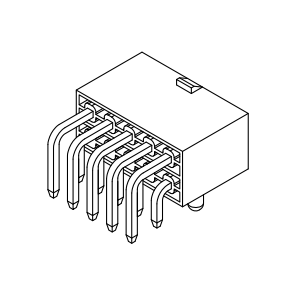 Изображение Разъём питания низковольтный MF-6MRA / L-KLS1-4.20-2X03-RW