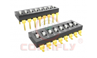 изображение SWD4-8 (DS-8S)(DS1040-01-8) SMD 8 поз. шаг 2.54мм переключатель CONNFLY (арт. 017139)