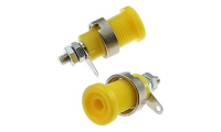 изображение Z012 4mm panel jack YELLOW