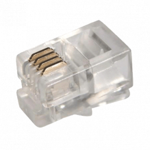 Изображение Разъём KLS12-RJ11-4P4C-01-E-trasparent