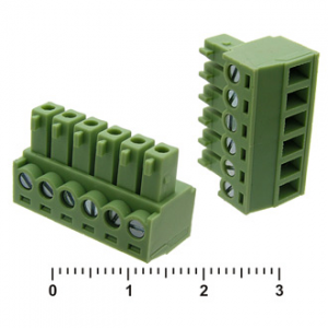Изображение Клеммник разрывной XY2500F-C-6 (3.81mm)