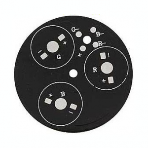 Изображение Плата для мощного светодиода 3x1W RGB d60
