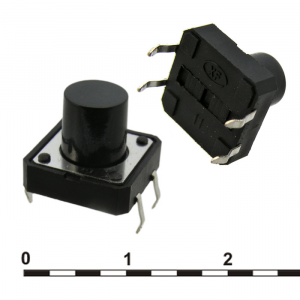 Изображение Тактовая кнопка KAN1211-1001B 12x12x10 mm