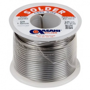 Изображение Припой 1,0мм ASAHI Sn63 с флюсом CF10 0,25кг
