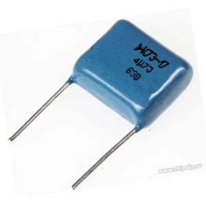 Изображение Конденсатор плёночный К73-17 0,001мкф 250В 20%