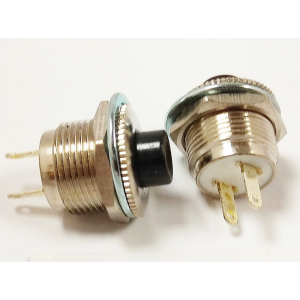 Изображение Кнопка В166 d=12mm черная