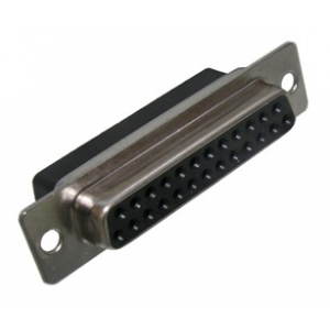 Изображение Разъём KLS1-213-25-F black (DB-25F)
