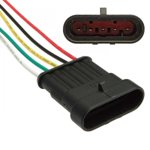 Изображение Разъём питания авто 12V DJ7051-1..5-11 (18AWG 200mm)