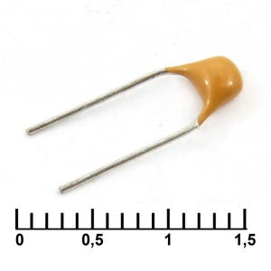Изображение Конденсатор керамический выводной 0.068uF/50V Y5V