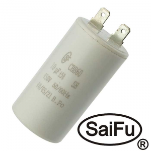 Изображение Пусковой конденсатор CBB60 10uF 450V (SAIFU)