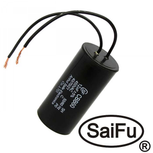Изображение Пусковой конденсатор CBB60 12uF 450V WIRE (SAIFU)