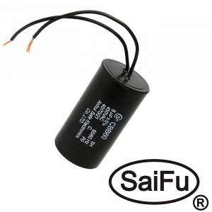 Изображение Пусковой конденсатор CBB60 8uF 450V WIRE (SAIFU)