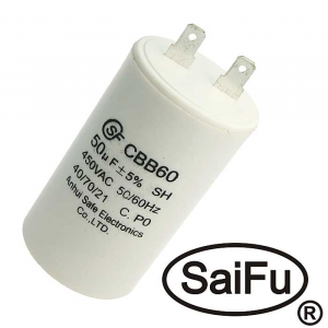 Изображение Пусковой конденсатор CBB60 50uF 450V (SAIFU)