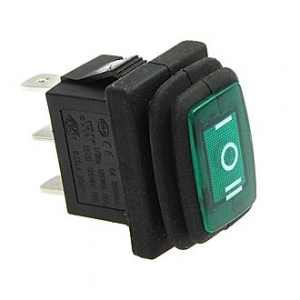Изображение Клавишный переключатель SB008 IP65 on-off-on 13x19.2mm