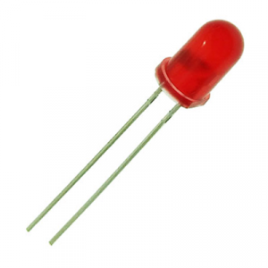 Изображение Светодиод 3 mm red 30 mCd 20