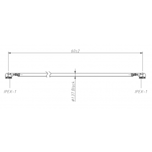 Изображение Разъем L-KLS17-RFCA16-50om-OD1.37-60MM-B