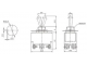 доп. изображение Тумблер KN3(B)-202 on-on-1