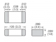 доп. изображение Конденсатор многослойный SMD 1210 2200pF 630V U2J 5% / GCM32A7U2J222JX01D