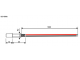 доп. изображение Разъем питания штырьковый SZC-0030a/5.5*2.1*14mm 1m