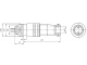доп. изображение Разъём высокочастотный KLS15-222-M8-4F1