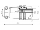 доп. изображение Разъём высокочастотный KLS15-222-M12-4F1