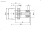 доп. изображение Кнопка LXA2 (3SA5)-EA135 N/O N/C-1