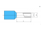 доп. изображение Наконечник на кабель DN00708 blue (1.2x8mm)-1