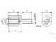 доп. изображение Стойка для печатных плат PCHSN-6-1