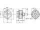 доп. изображение Галетный переключатель SR25-1-1-12 на плату-1