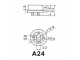 доп. изображение Колпачок для кнопки A24 Gray-1