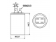 доп. изображение Пусковой конденсатор CBB60 70uF 450V (SAIFU)-1