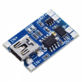 изображение MOD-TP4056-MUSB-P / зарядки Li-Ion акк. на TP4056, разъем Mini USB, Ucc=5V, Imax=1A с защитой
