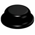 изображение SJ5076/BK / круглая черная, полиуретан, 8x2.8мм