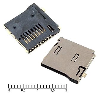 Изображение micro-SD SMD 9pin ejector