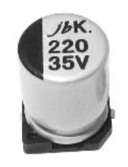 JCK 10uF 100V 20% 6.3x7.7mm 105C SMD / JCK2A100M063077