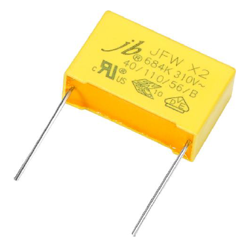 JFW 1uF 310V 10% X2 26x21.5x12mm P:22,5mm / JFW0A9105K225000B