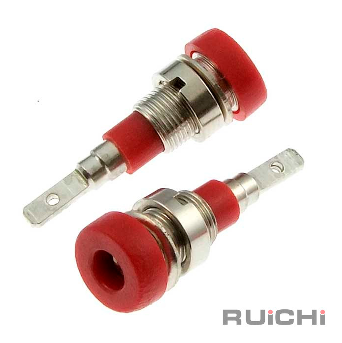 Z007 2mm panel jack RED