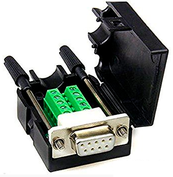 D-SUB-DB9-F-RS / розетка 9pin с клеммником в корпусе — DMTMB