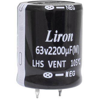 2200 UF 63V 105*C 22*35 Liron