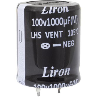 1000 UF 100V 105*C 25*30 Liron — Liron