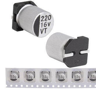 220 uF 16 V 105C 6.3*7.7 VT