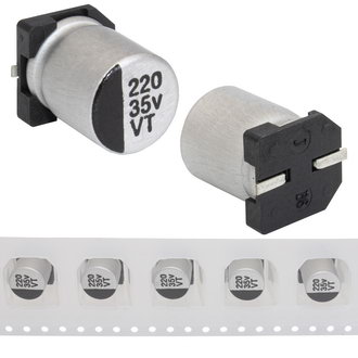 220 uF 35 V 105C 8*10.5 VT