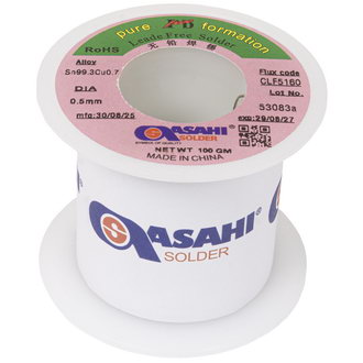 Sn99.3/CU0.7 d0.5mm 100g ASAHI — ASAHI
