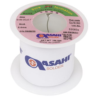 Sn99.3/CU0.7 d0.6mm 100g ASAHI — ASAHI